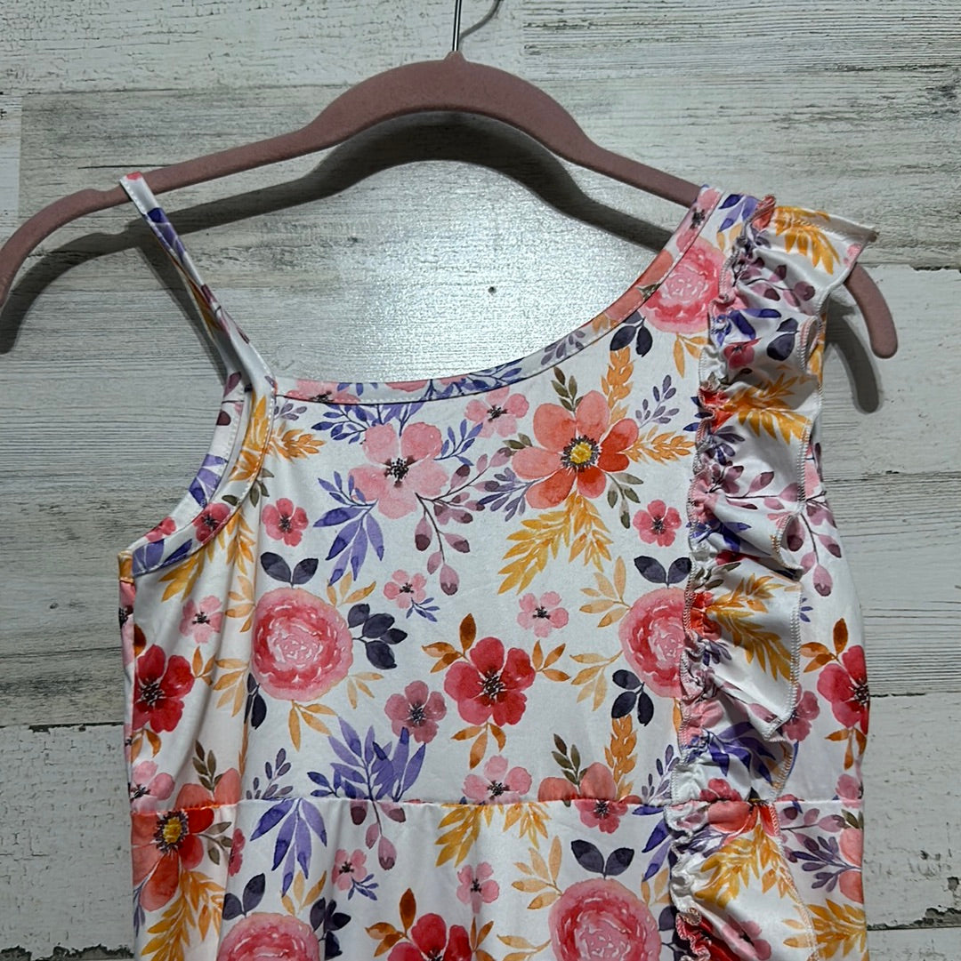 Girls Size 10-12 floral dress - good used condition