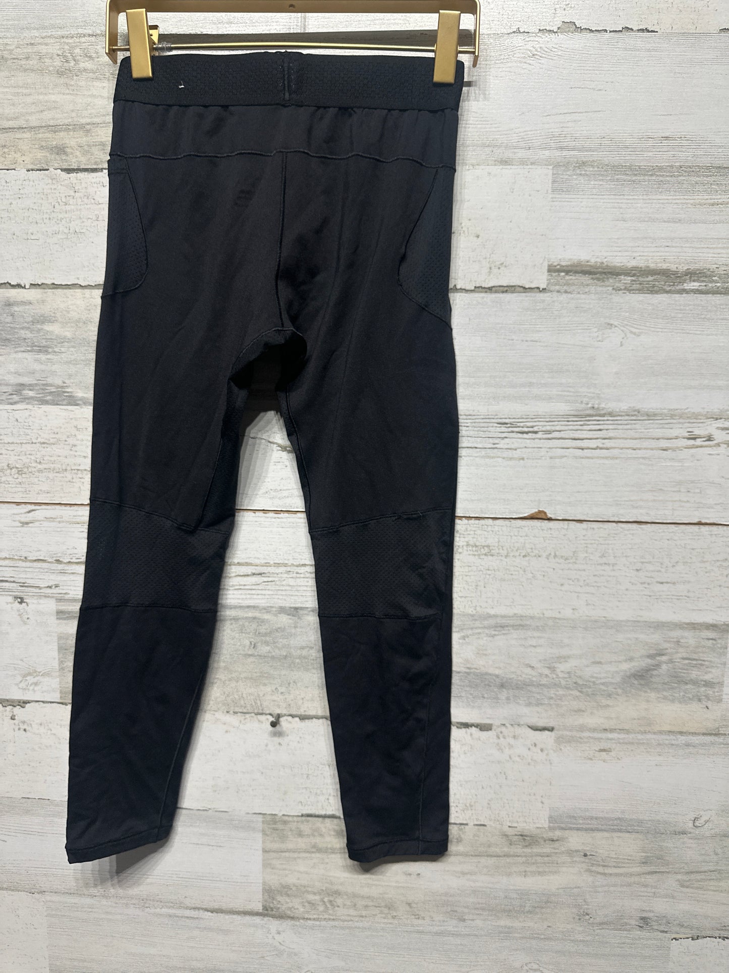 Boys Size 8 Old Navy Active Athletic Fleece Lined Go Dry Leggings With Side Pocket - Good Used Condition