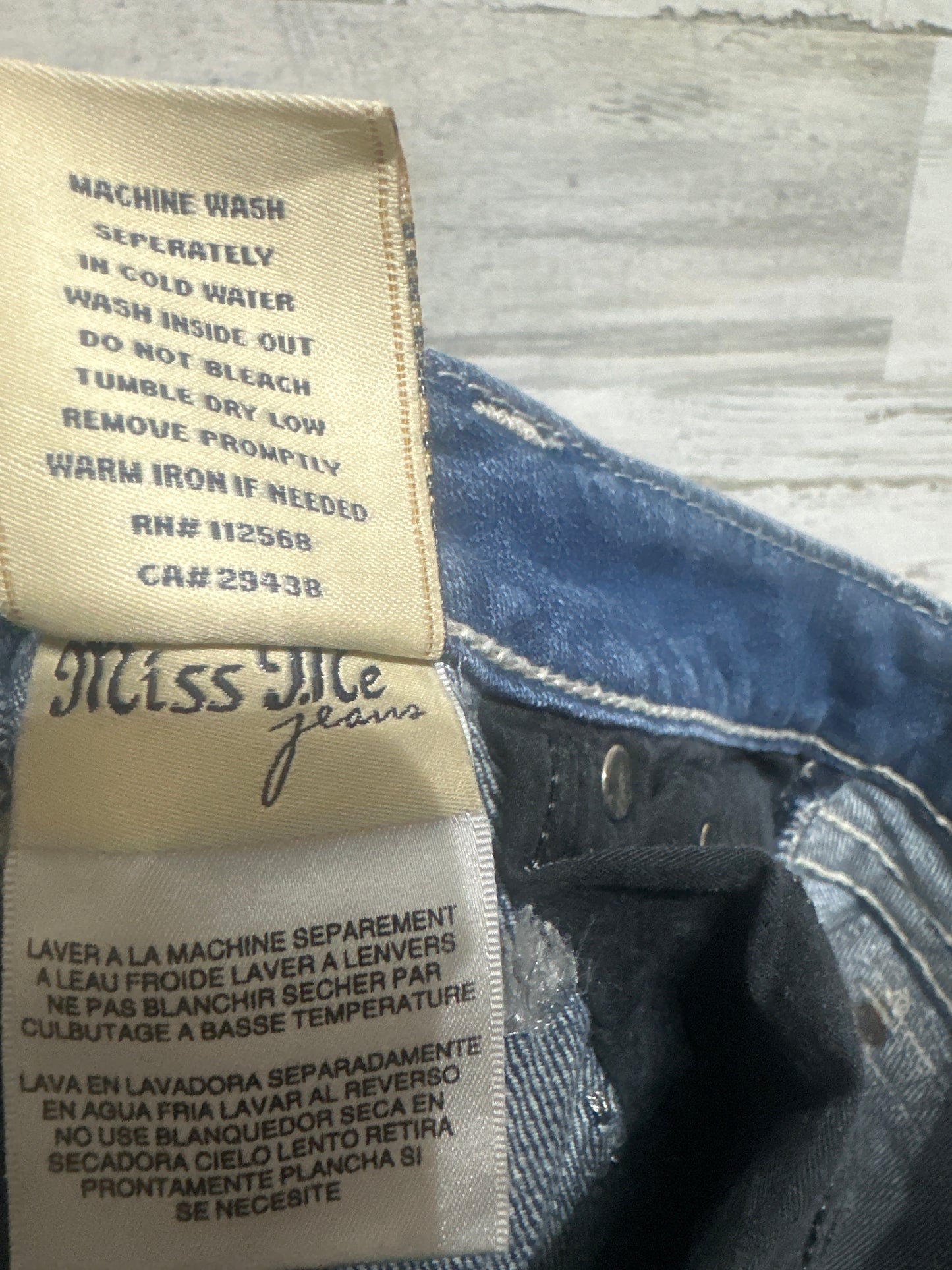 Women's Size 30 Miss Me Jeweled Studded Boot Jeans - Good Used Condition*