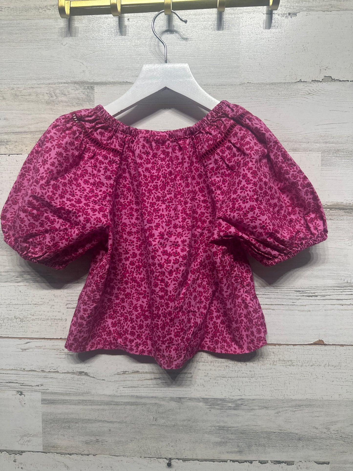 Girls Size 6-7 Gap Floral Shirt - Very Good Used Condition