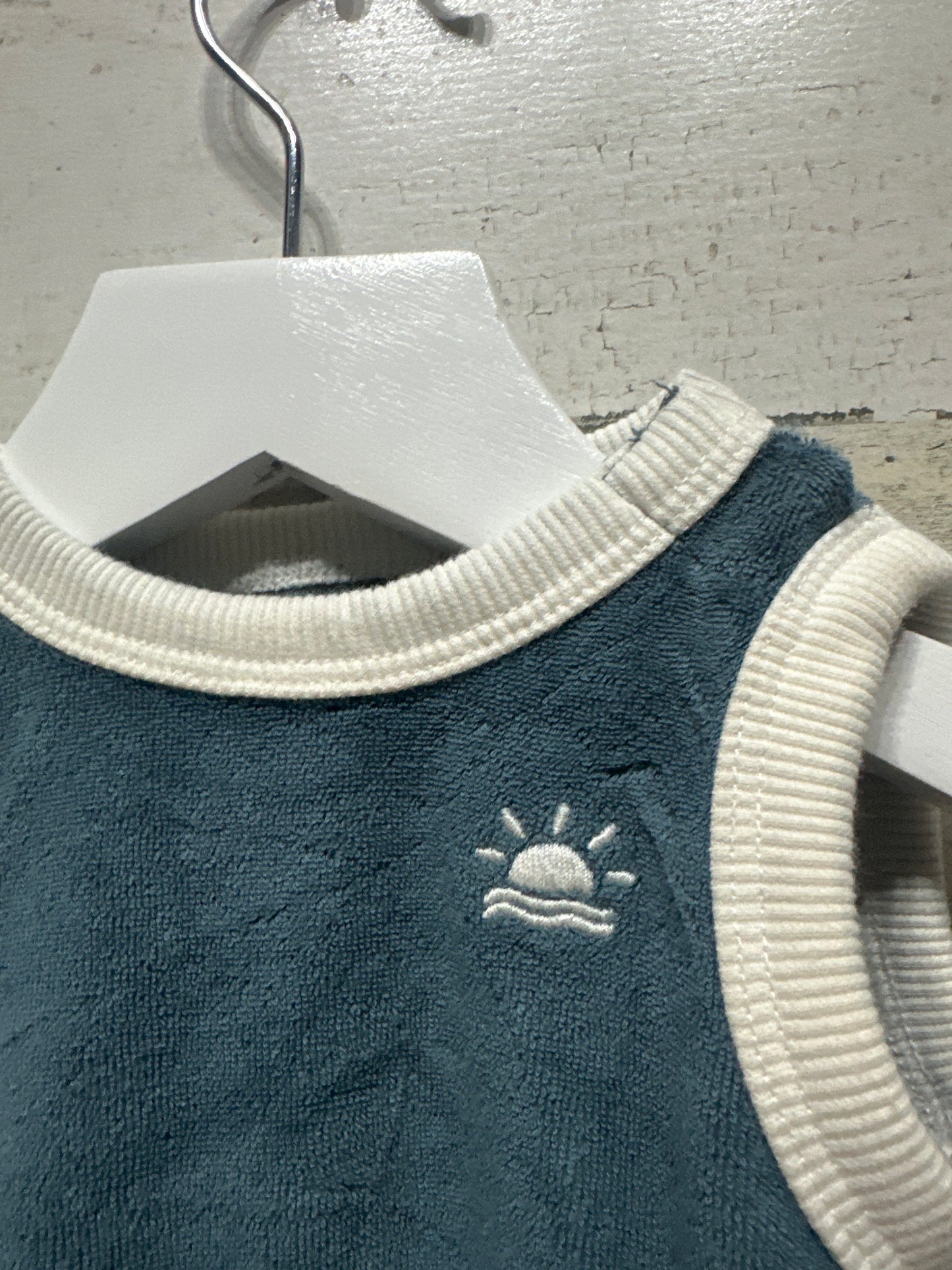 Size 0-3m Little Co Organic Cotton Blend Bubble - Very Good Used Condition