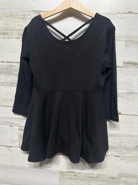 Size 12 Little Fashionista Boutique Black Tunic - Very Good Used Condition