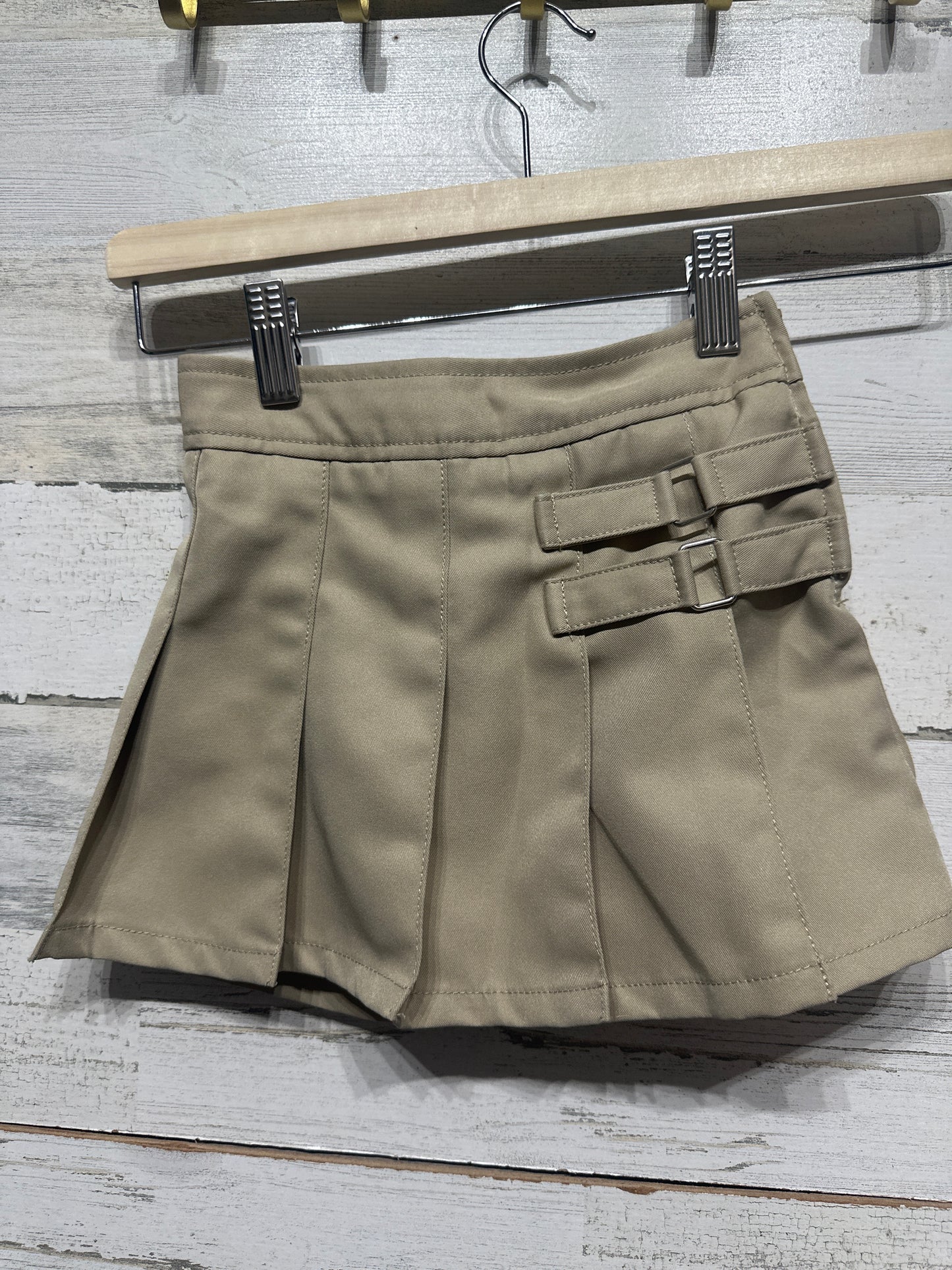 Girls Size 4t French Toast Khaki Skort - Good Used Condition