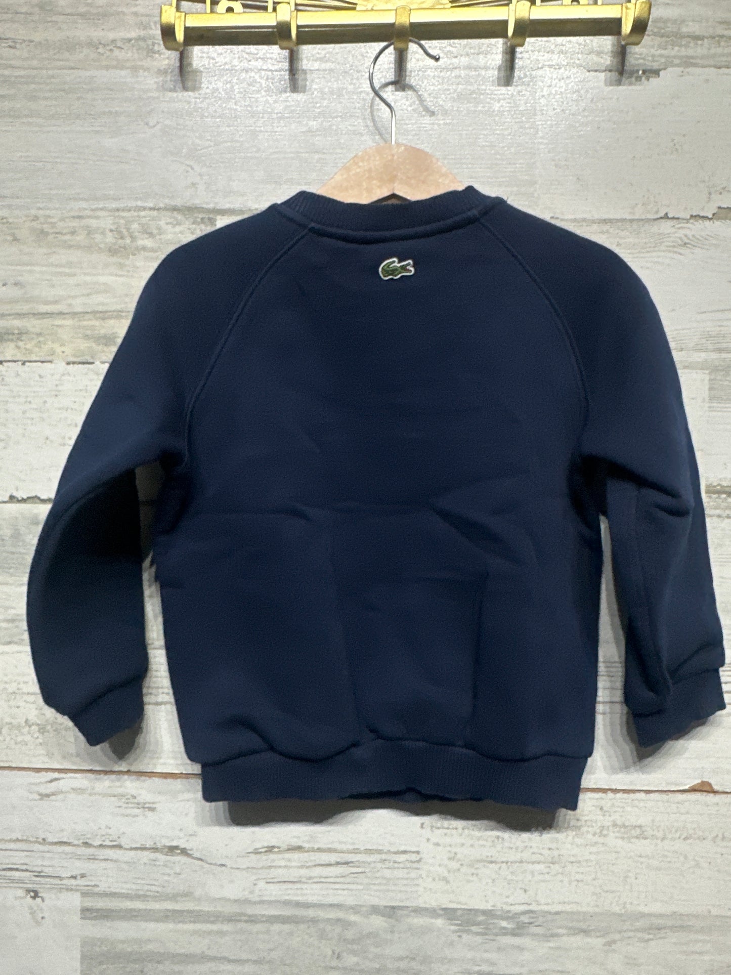 Boys Size 3 Lacoste Navy Sweatshirt - Very Good Used Condition