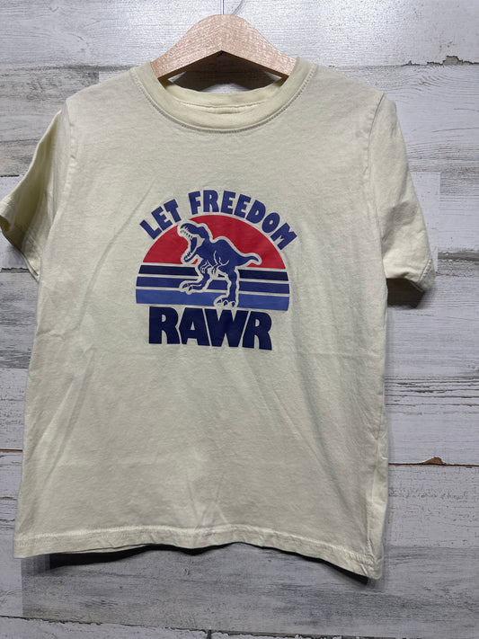 Size 7/8 Sweet Wink Let Freedom Rawr Dino T-Shirt - Very Good Used Condition