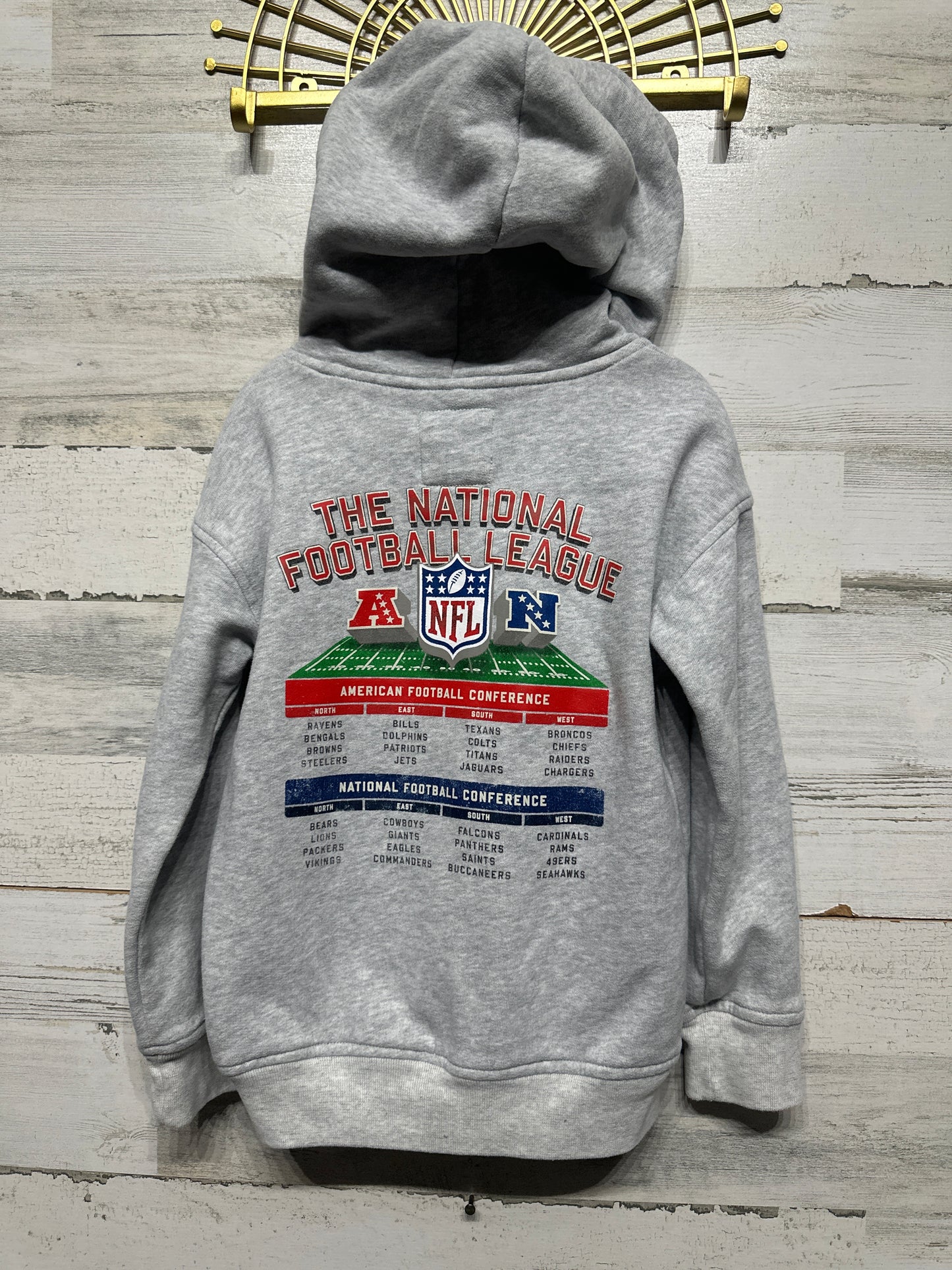 Boys Size 5/6 National Football League NFL Hoodie - Very Good Used Condition