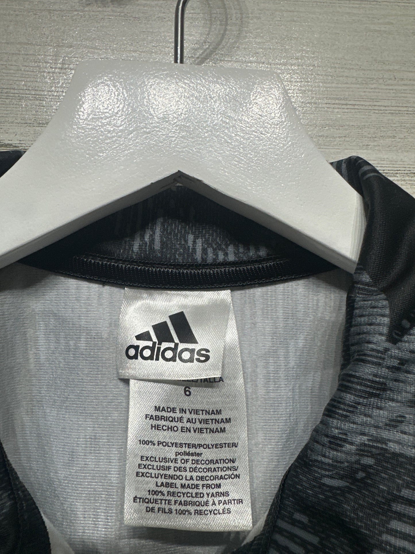 Boys Size 6 Adidas Full Zip Jacket - Very Good Used Condition