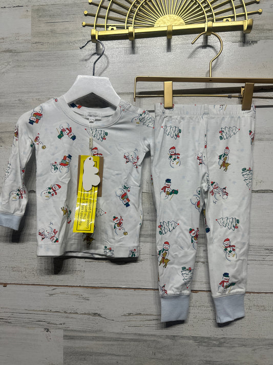 Size 12-18m Angel Dear Bamboo Holiday Snowman Two Piece Set - New With Tags