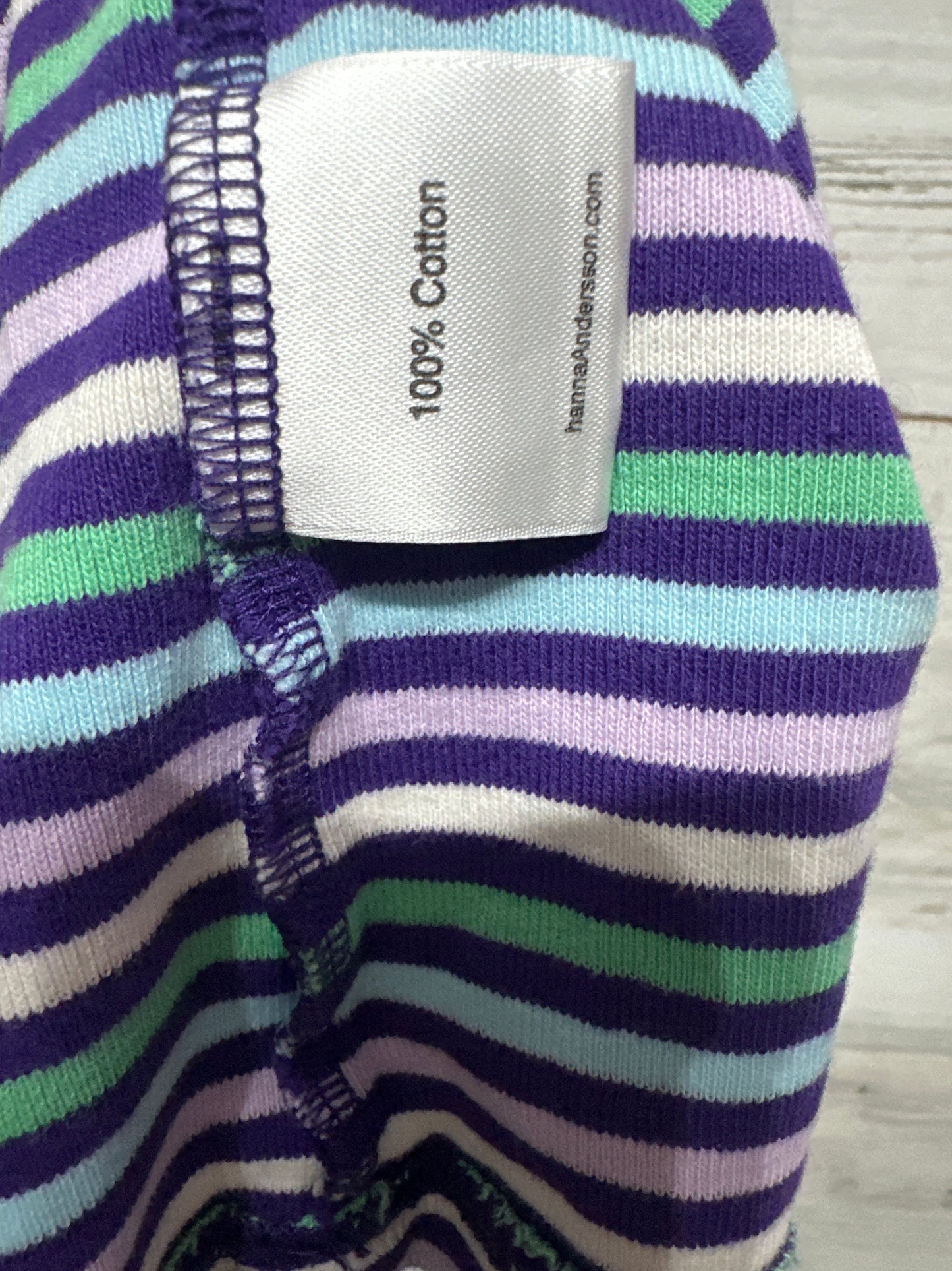 Hanna Andersson Girls Size 5 (110cm) Striped Dress VGUC