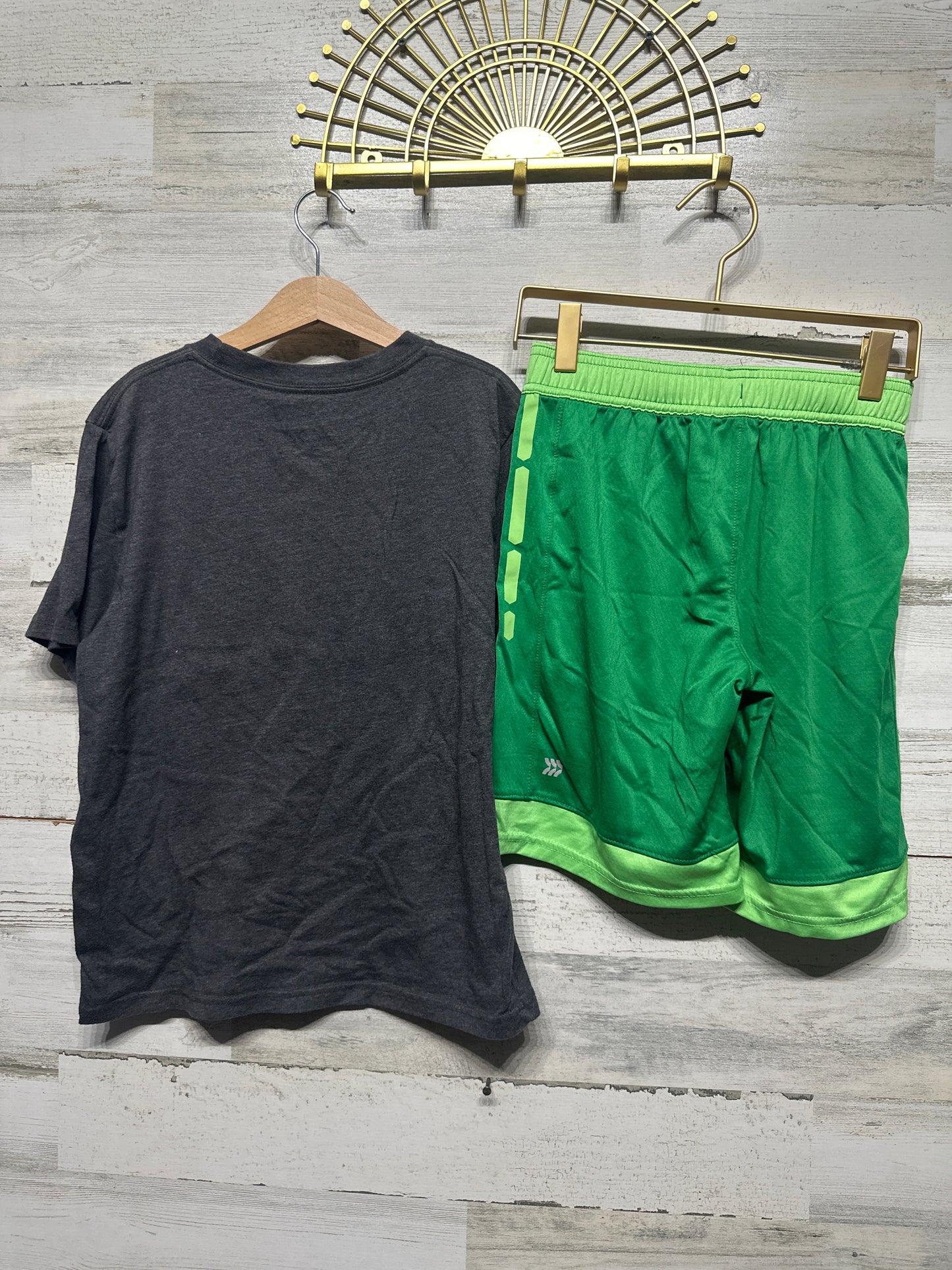 Boys Size 8 Adidas Shirt / All in Motion Shorts - Very Good Used Condition