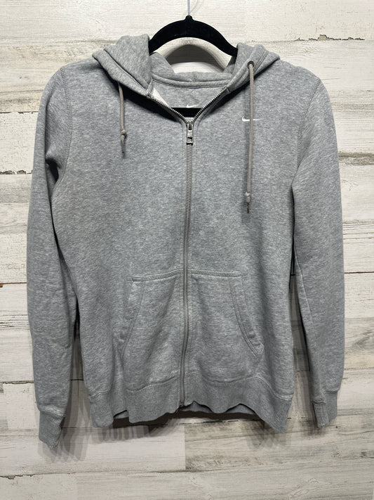Women’s Medium Nike Grey Hooded Zip Up Jacket - Good Used Condition