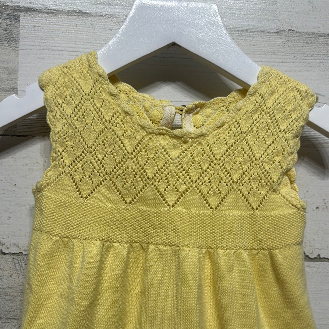 Girls Size 18m Yellow Dress - Good Used Condition