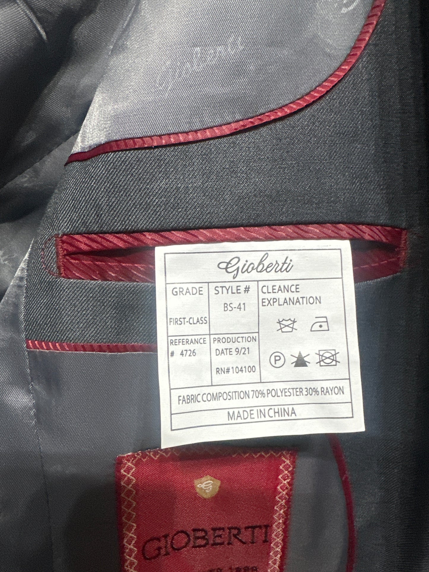 Boys Size 7 Gioberti Boys Blazer Jacket - Very Good Used Condition