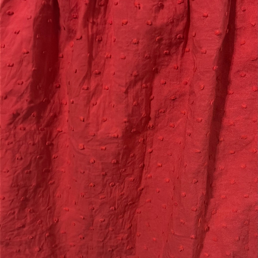 Girls Size 2/3 Zara Red Swiss Dot Dress - Good Used Condition
