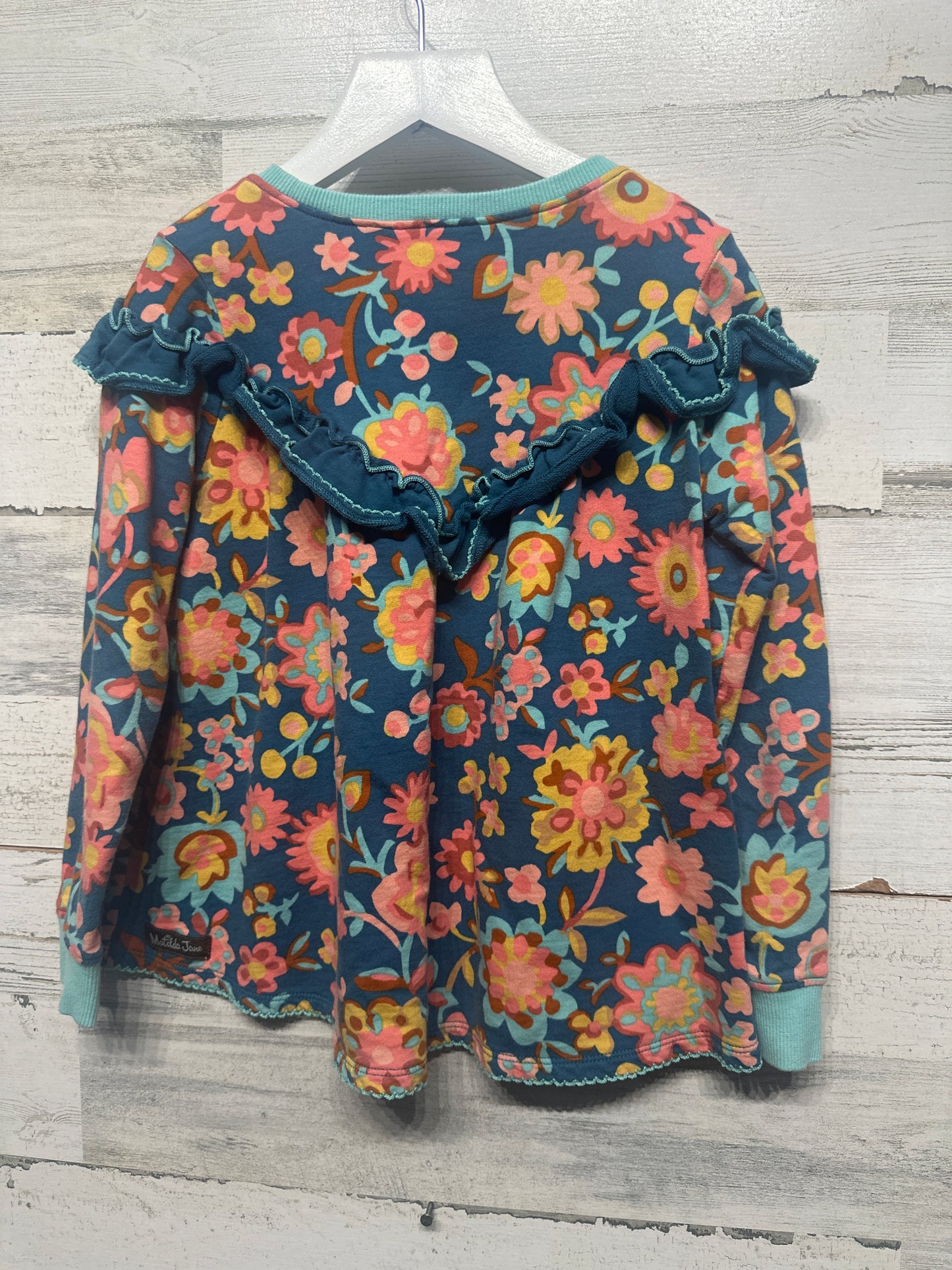 Girls Size 6 Matilda Jane Floral Long Sleeve Shirt - Very Good Used Condition