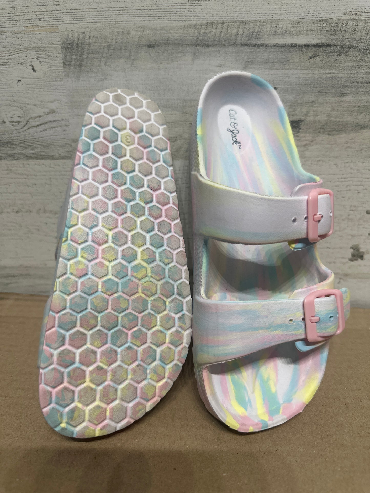 Size 3 (Youth) Cat and Jack Slides - Good Used Condition