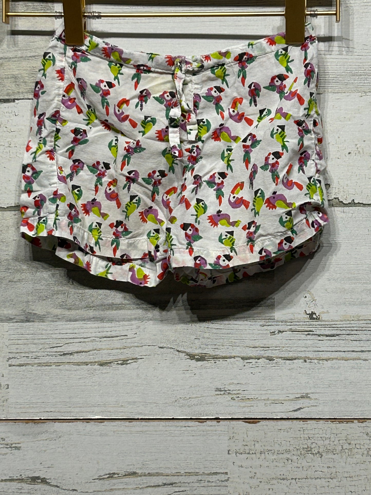 Girls Size 4 Roller Rabbit Bird Shorts - Good Used Condition