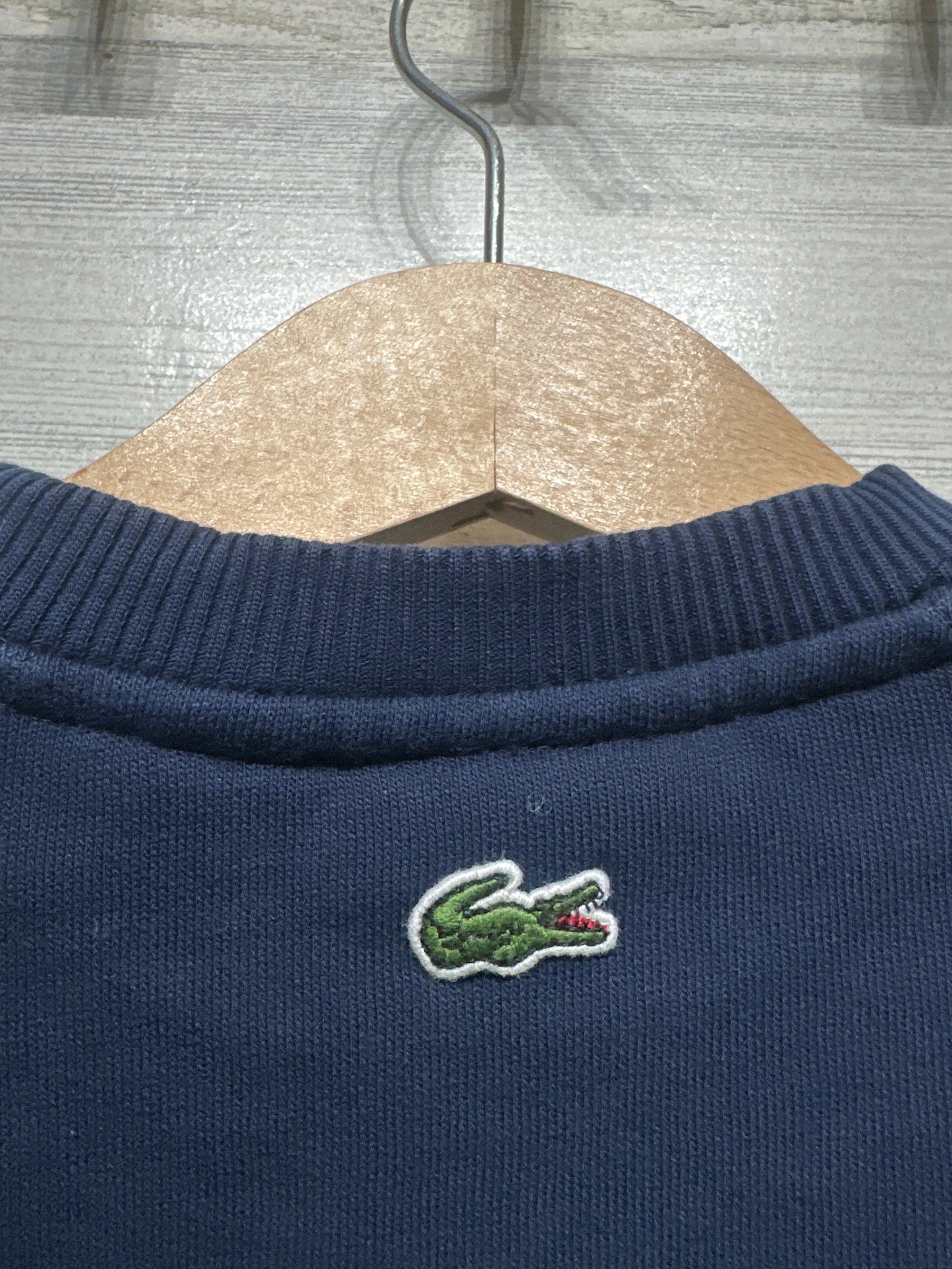Boys Size 3 Lacoste Navy Sweatshirt - Very Good Used Condition