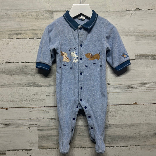 3-6m Carter's Terry Puppy Footie - Good Used Condition