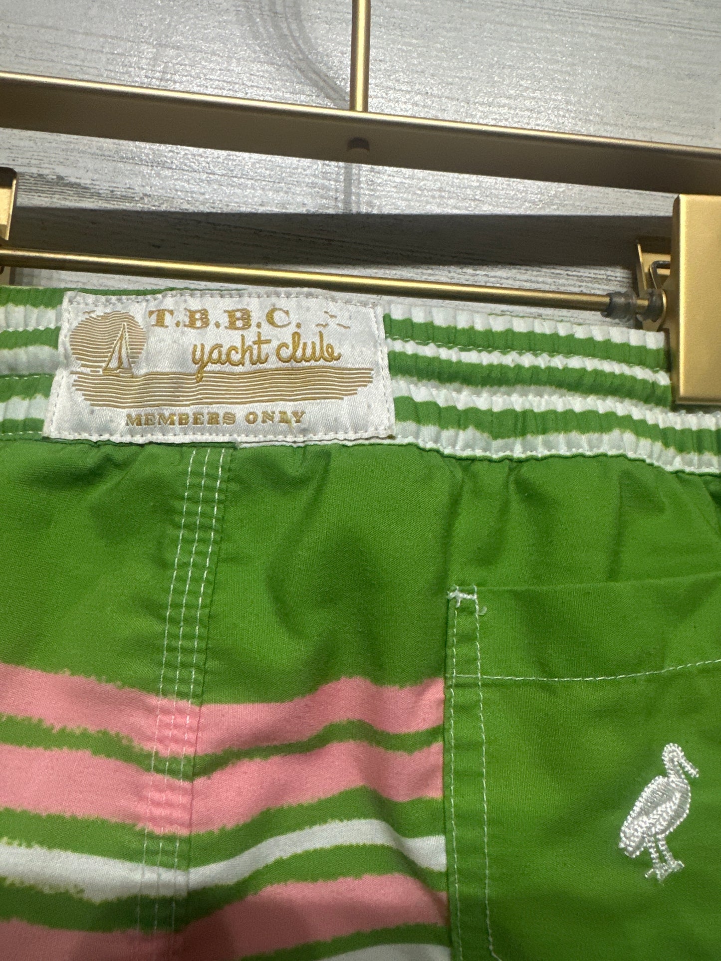 Size 4t TBBC Striped Swim Trunks - Good Used Condition