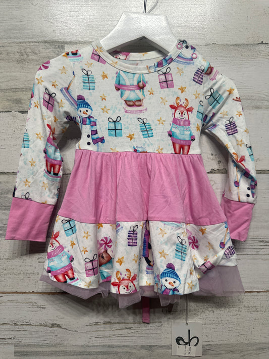 Size 12-18m Birdie Bean Bamboo Fritz Holiday Twirl Dress - New With Tags
