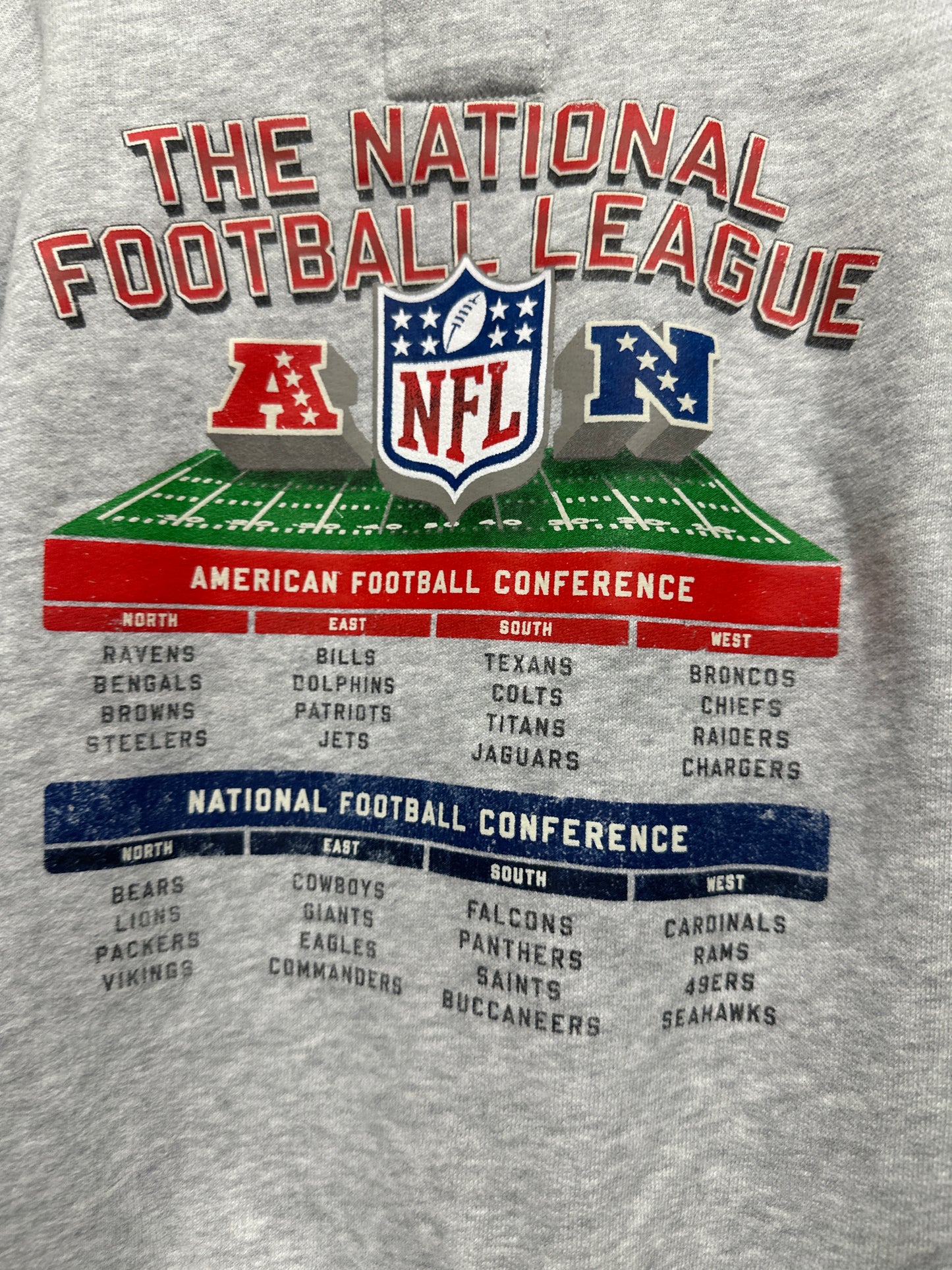 Boys Size 5/6 National Football League NFL Hoodie - Very Good Used Condition
