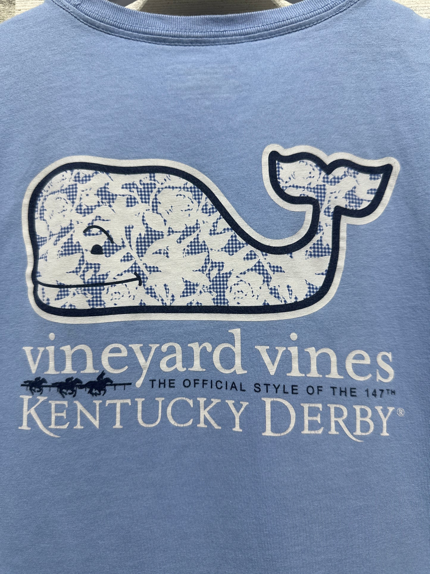 Size 5 Vineyard Vines Kentucky Derby T-Shirt - Very Good Used Condition