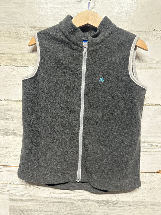 Size 5 J. Bailey Grey Fleece Zip Up Vest - Good Used Condition*