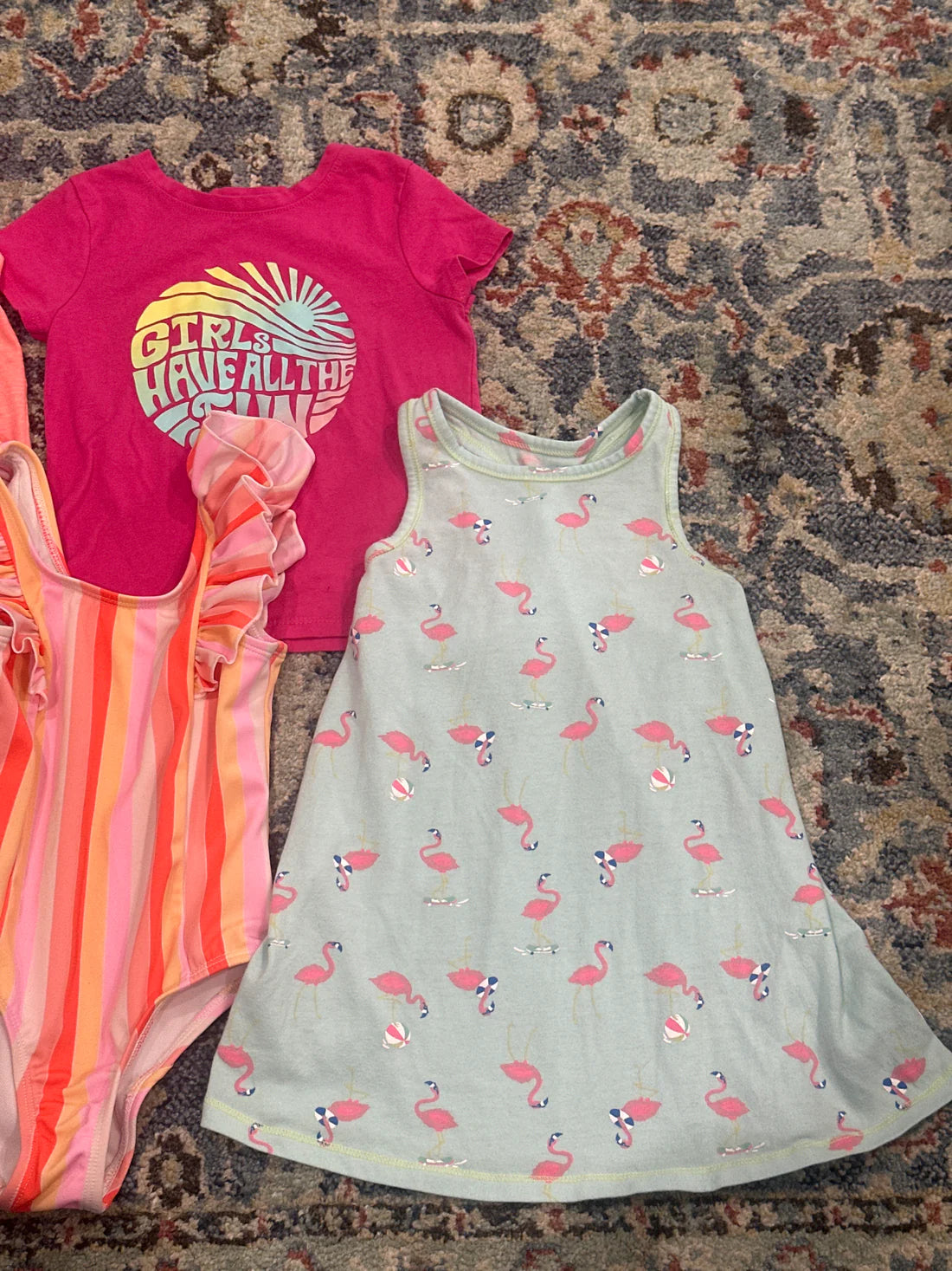 Girls 3T Spring/Summer Lot 6 Pieces GUC