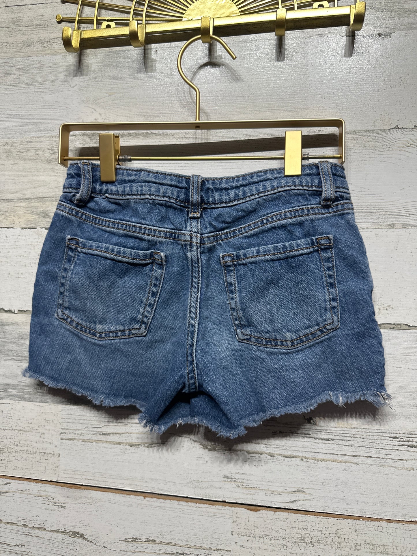 Cat & Jack Denim Shorts - Adjustable Waist - Girls Size 8 - Very Good Used Condition