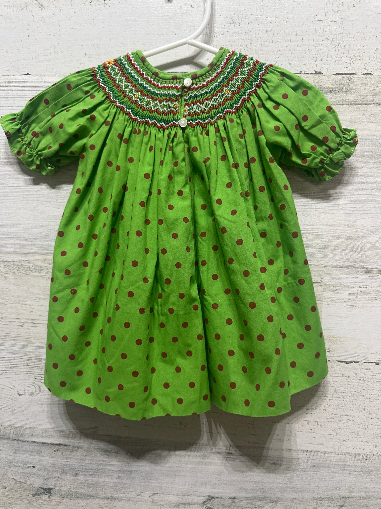 Girls Size 6m Rosalina Smocked Dress - Good Used Condition