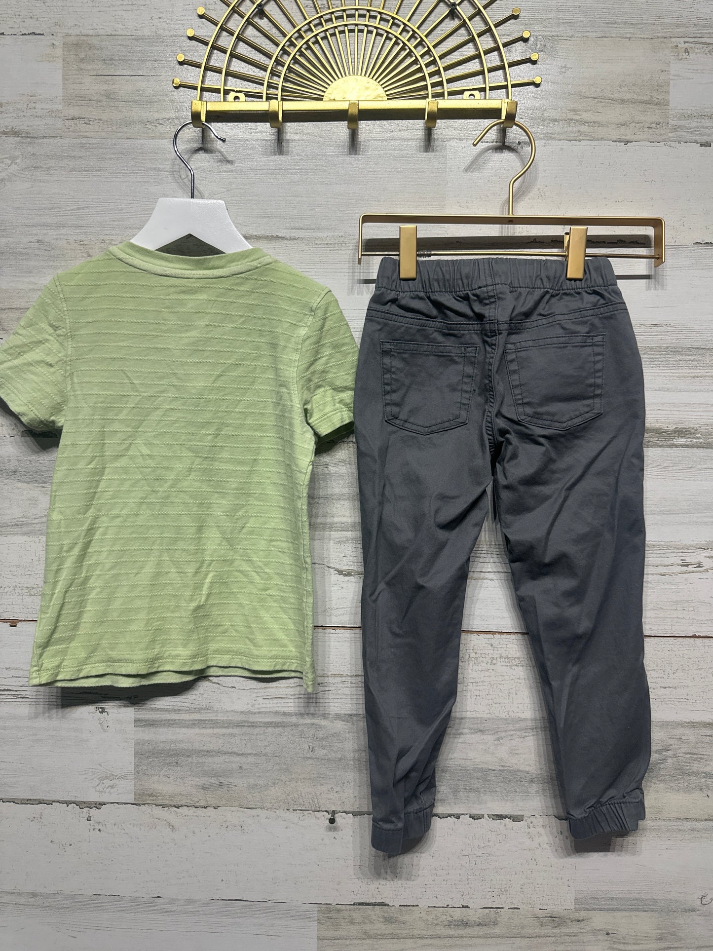 Size 4t Cat and Jack Henley Shirt and Jogger Pants - Good Used Condition