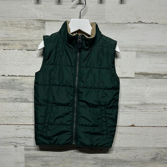 Boys Size 5t Carter's Hunter Green Puffer Vest - Very Good Used Condition