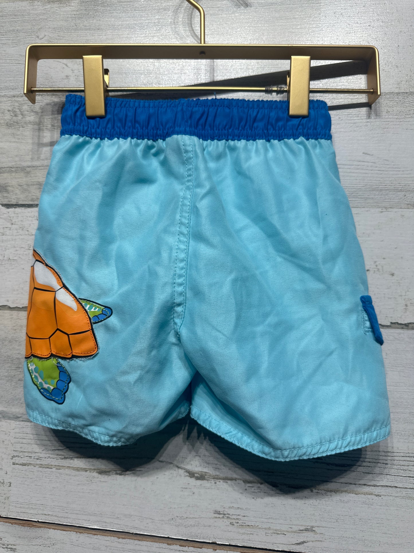 Boys Size 2/3 First Wave Sea Turtle Swim Trunks - Good Used Condition