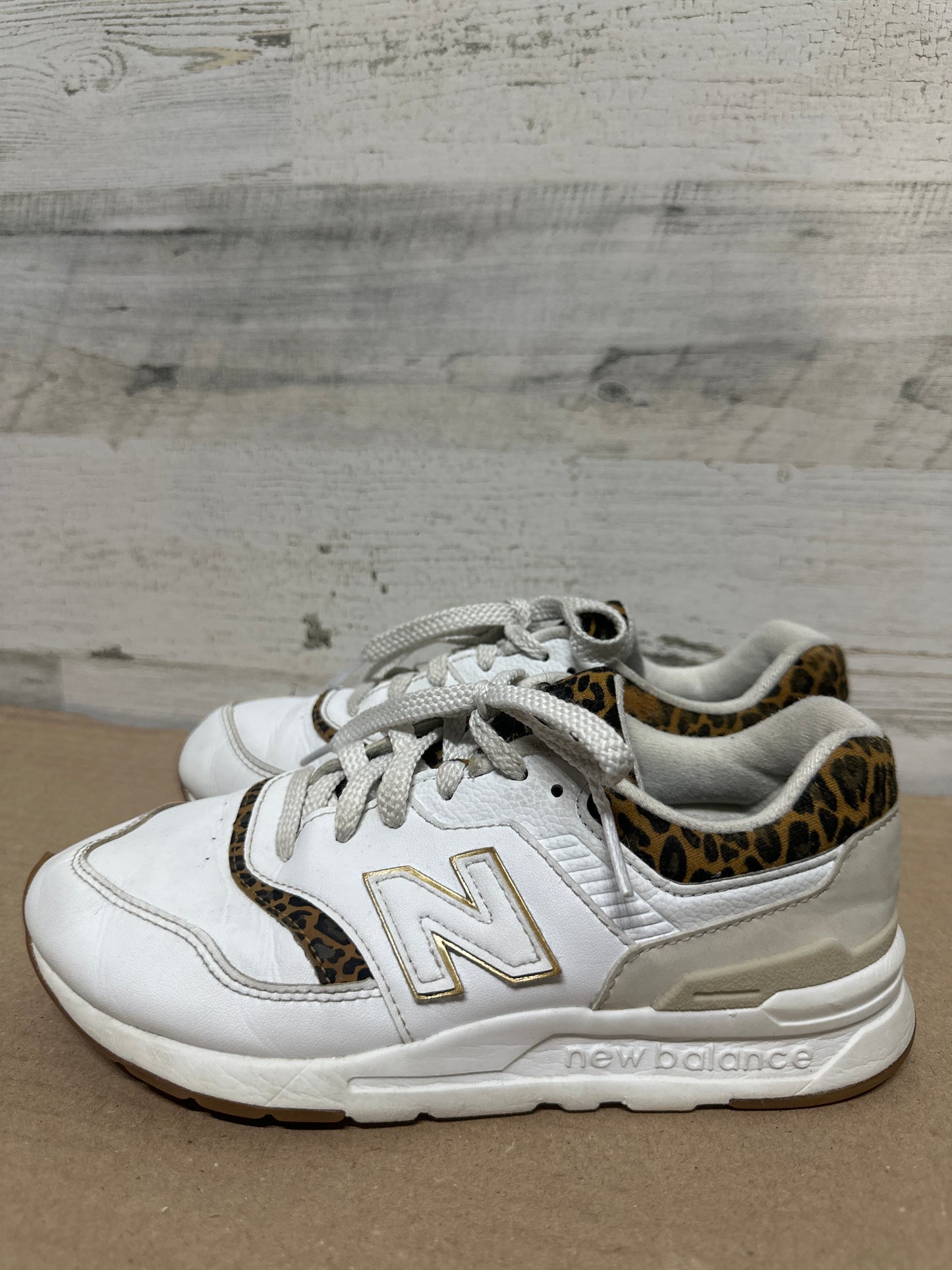 Size 3 (Youth) New Balance 997H Leopard Shoes - Good Used Condition*