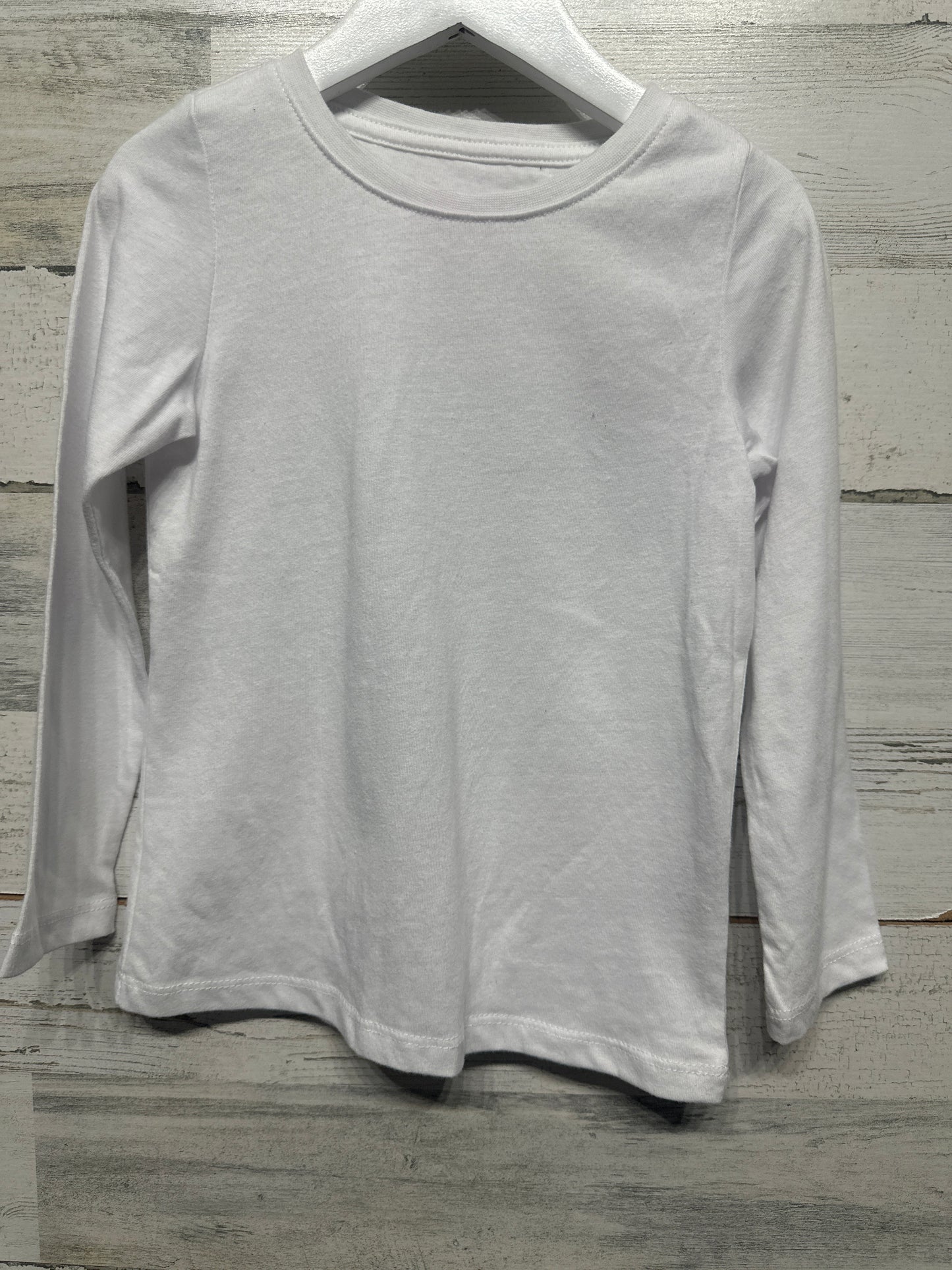 Girls Size 4t Epic Threads White Long Sleeve Shirt - Good Used Condition