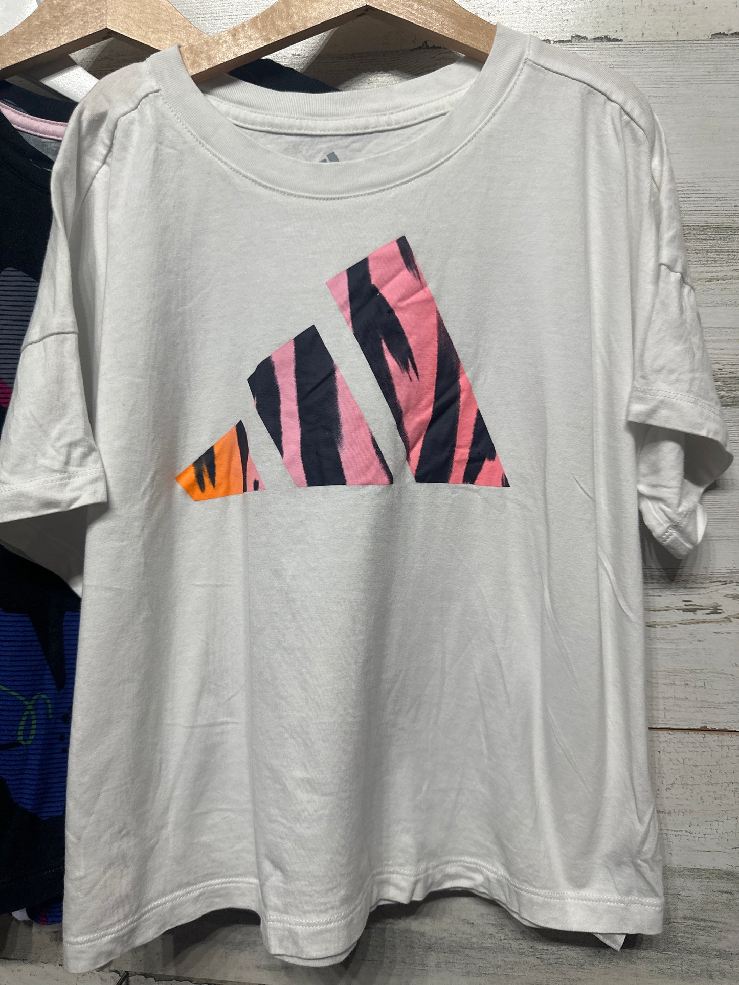 Size 10/12 Adidas Boxy Tee Lot (4 Pieces) - Good Used Condition