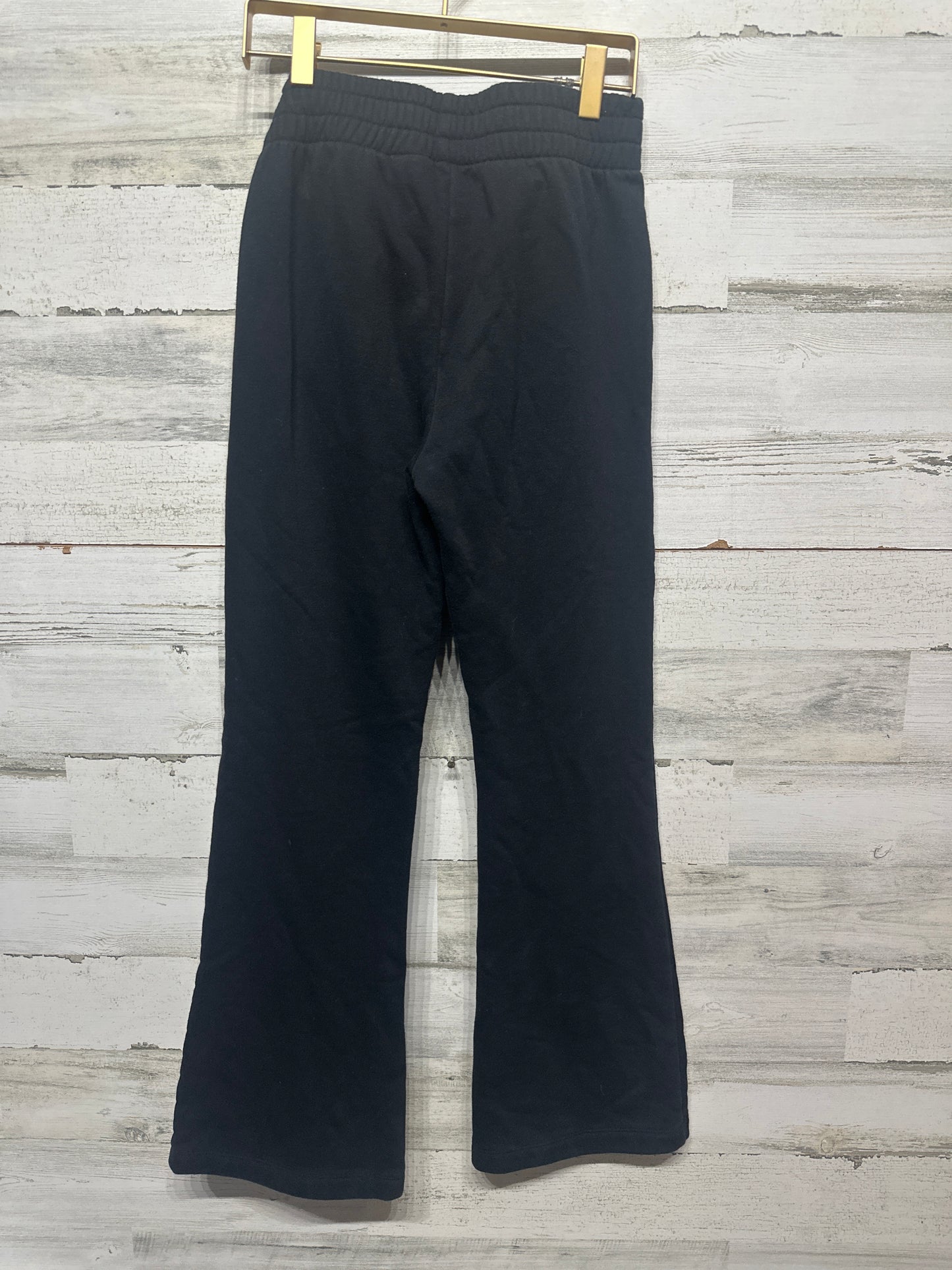Girls Size Large (12-14) Puma Flare Black Sweatpants - Very Good Used Condition