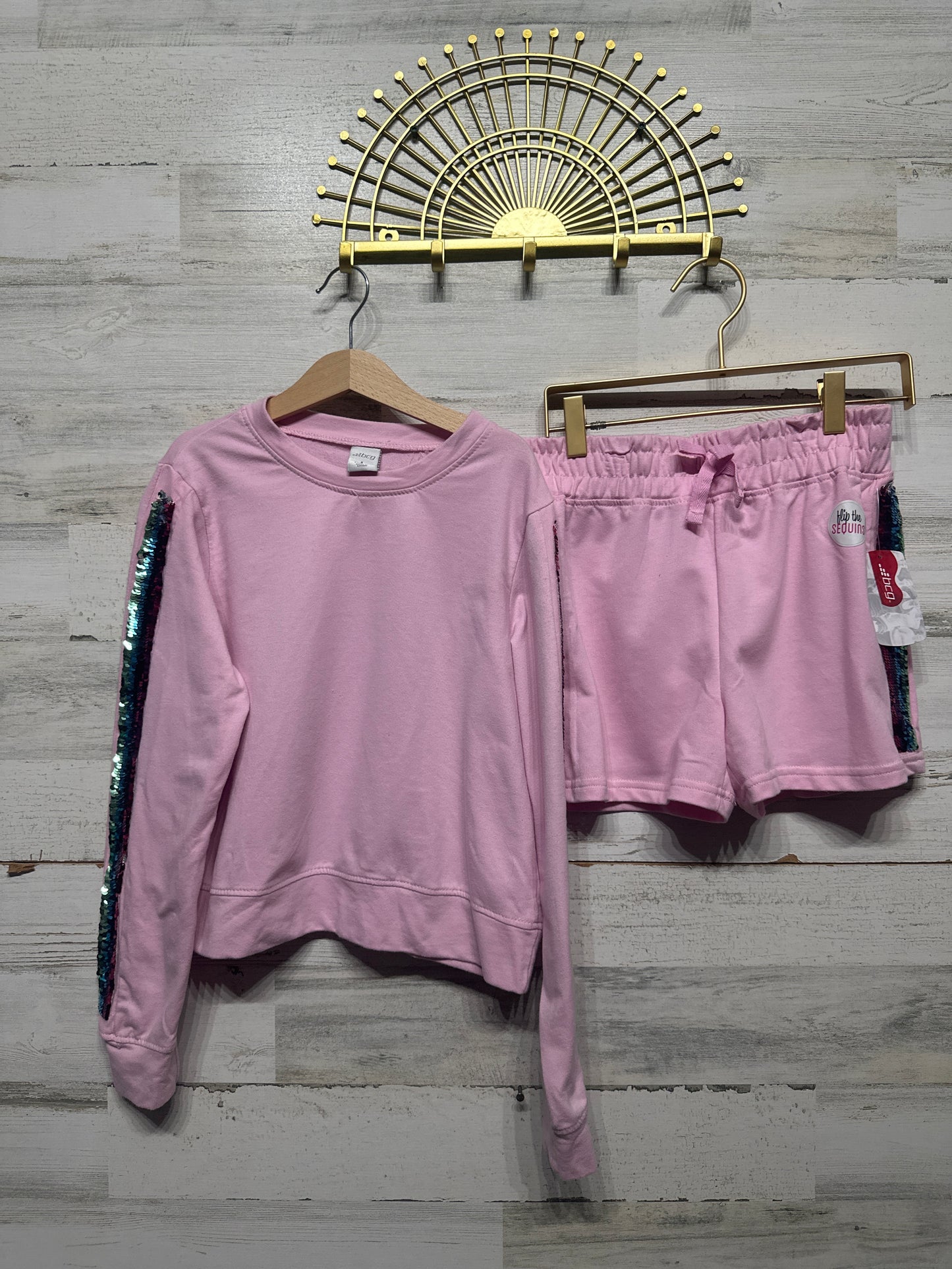 Size 8/10 BCG Two Piece Flip Sequin Set - Very Good Used Condition/NWT