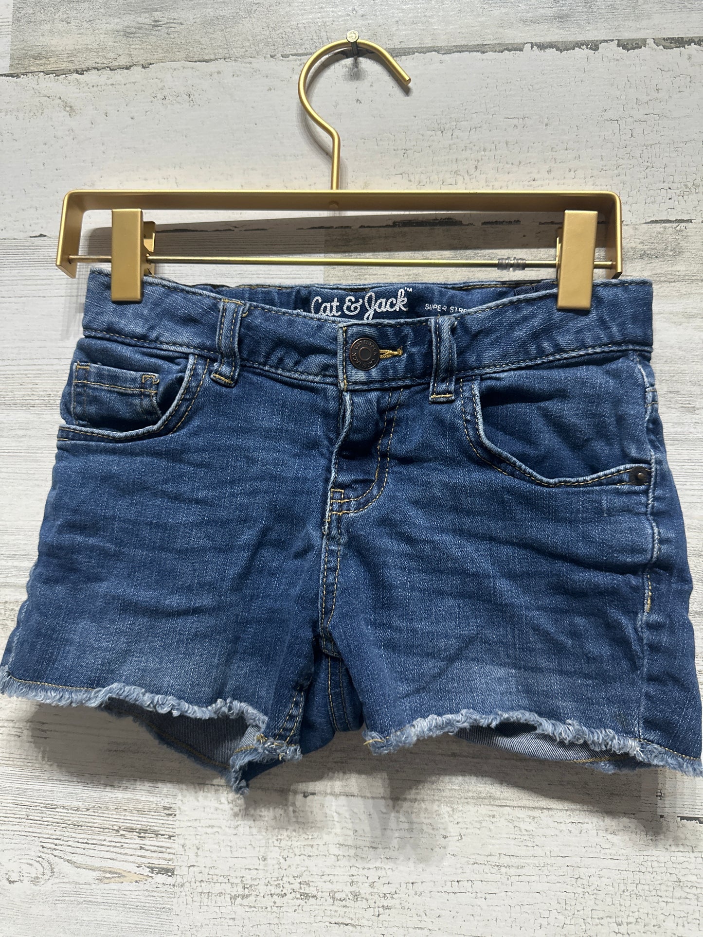 Girls Size 7/8 Medium Cat and Jack Super Stretch Shorts - Very Good Used Condition