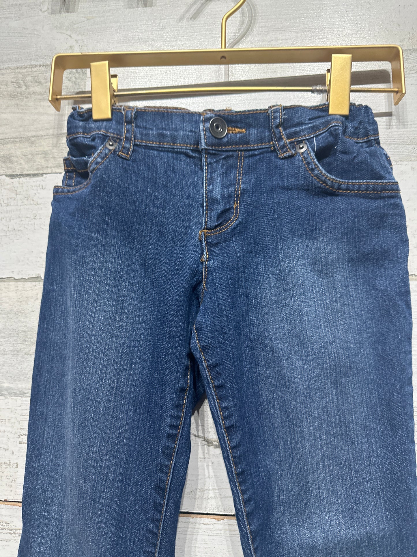 Girls Size 6x-7 Children’s Place Adjustable Waist Bootcut Jeans - Good Used Condition