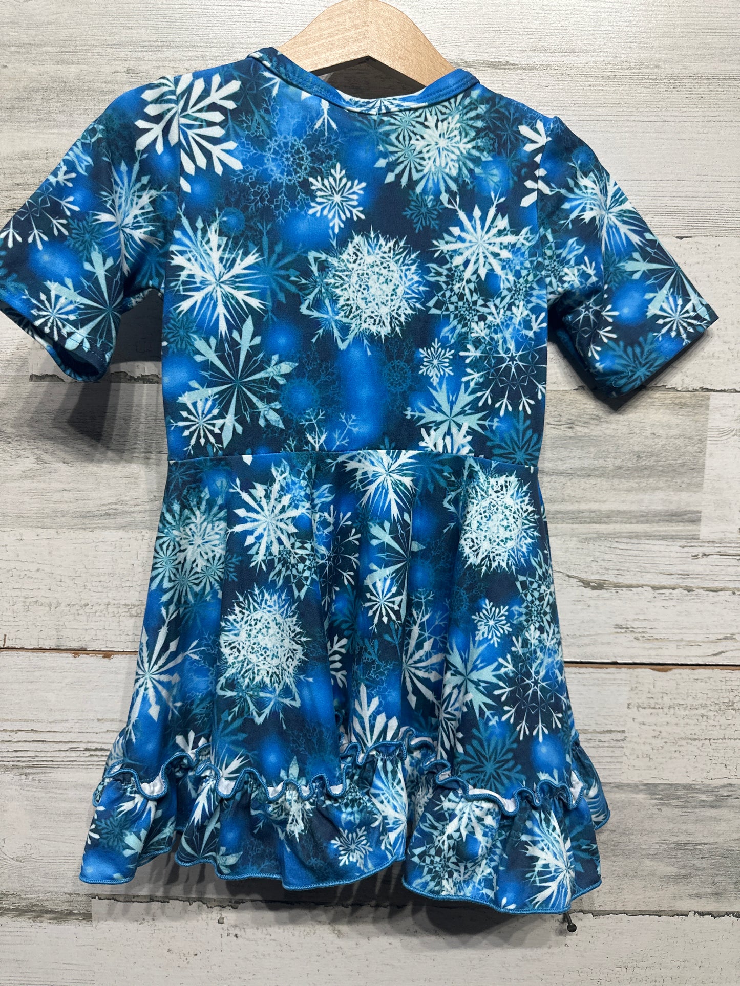 Snowflake Dress Little Dress Shop Girls Size 2 VGUC