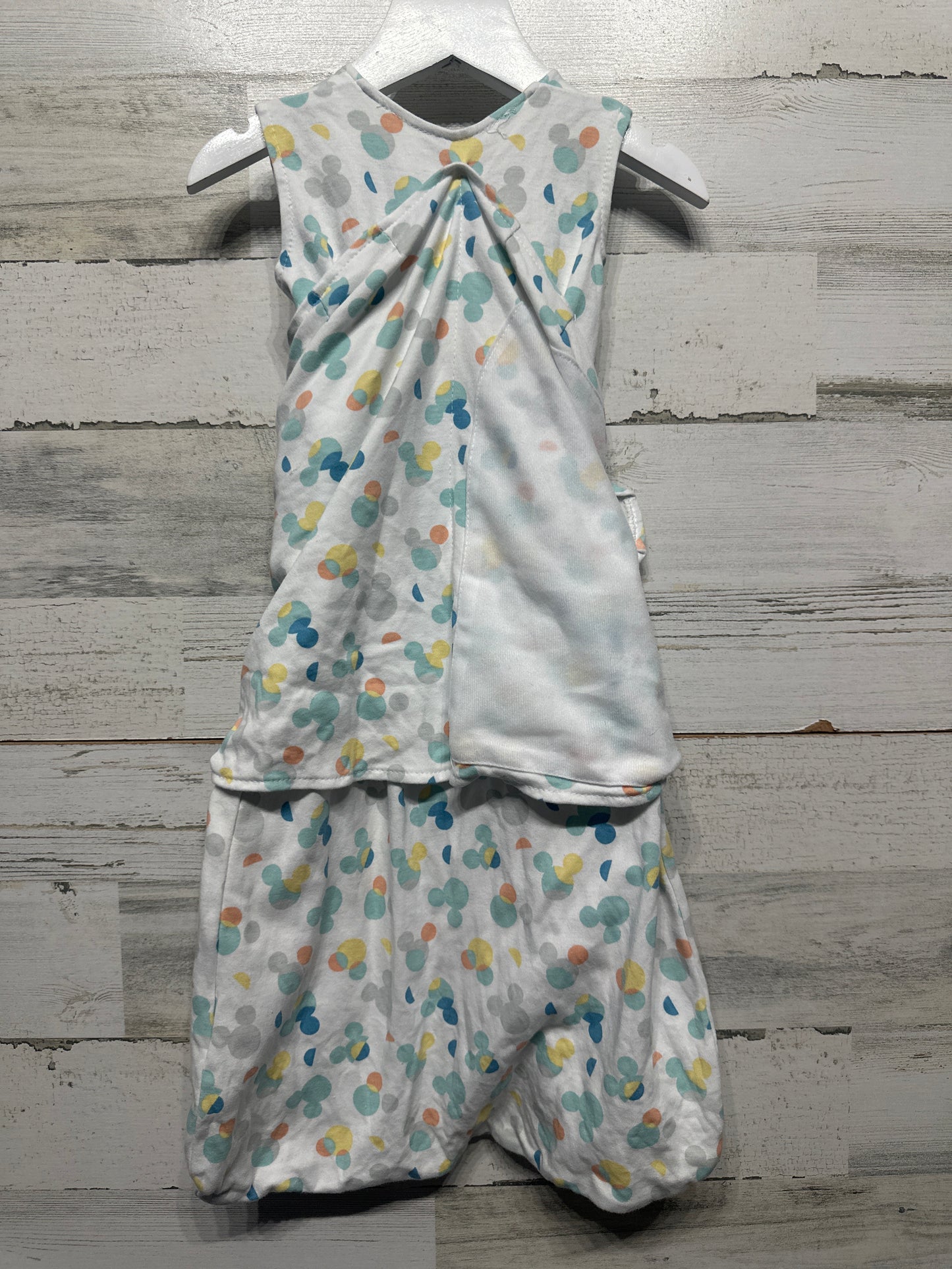 Size 3-6m Small Halo Disney Baby Mickey Mouse SleepSack Swaddle - Very Good Used Condition