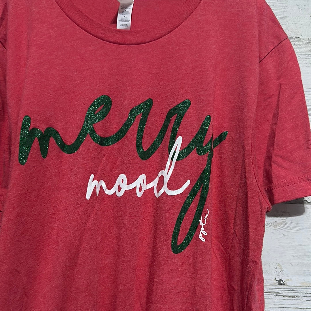 Women’s Size Medium Bella Canvas Merry Mood tee - good used condition