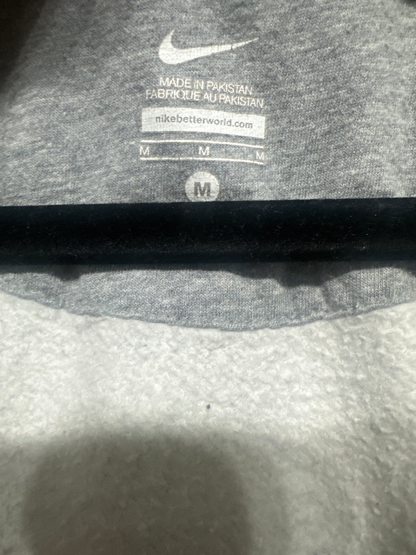 Women’s Medium Nike Grey Hooded Zip Up Jacket - Good Used Condition