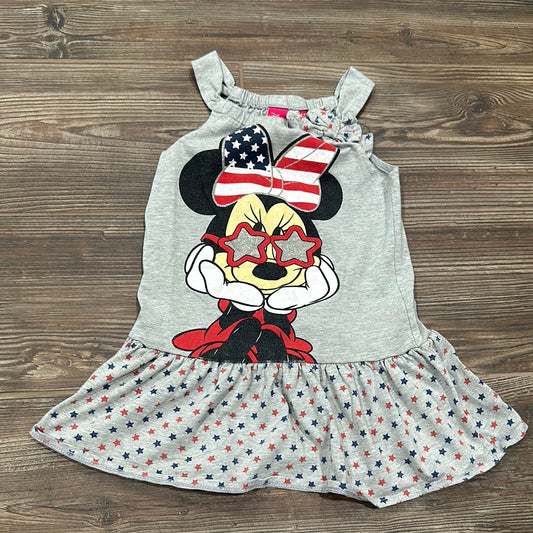 Girls Size 6/6x Disney Patriotic Minnie Dress - Play Condition