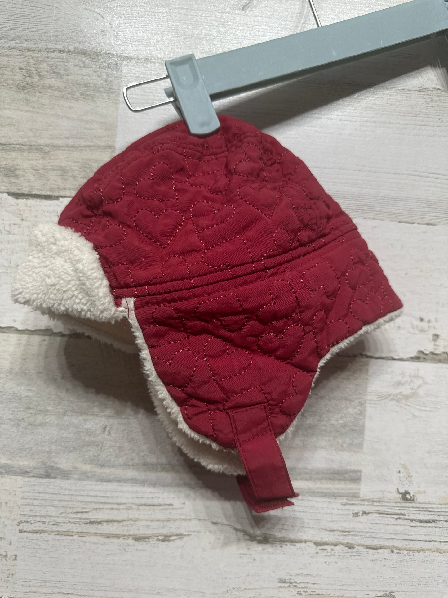 Size 18/24m Old Navy Heart Print Fleece Lined Hat - Play Condition
