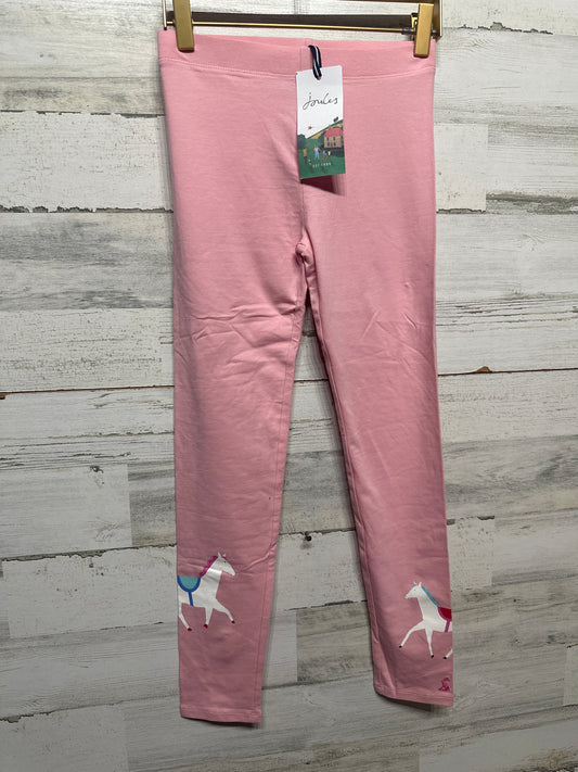Size 11 Joules Artwork Unicorn Pink Leggings - New With Tags