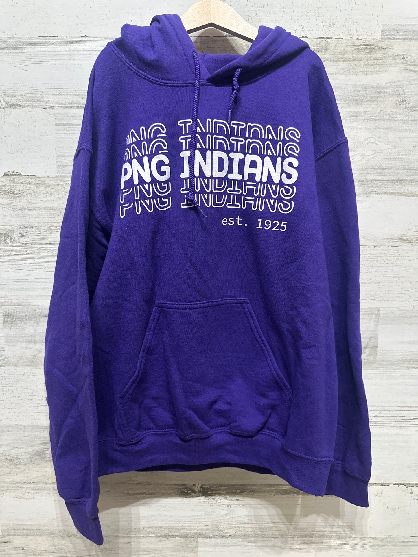 Size Adult Small PNG Indians Hoodie - Very Good Used Condition