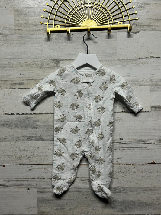 0-3m Aden Elephant Footie - Good Used Condition
